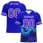 Custom Blue 3D Pattern Purple Personalized Authentic Football Jersey FBJ02-bc0fae7